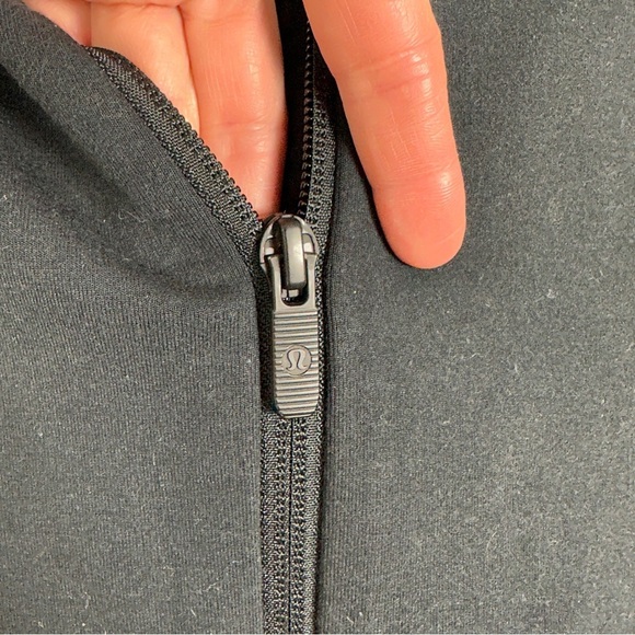 Lululemon Going Places Jacket Black Size 2 Grey Warm Coat Full Zip Breathable‎ - Picture 7 of 12